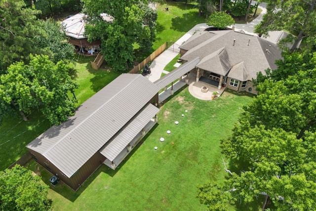 806 Garrett Dr, Magnolia, TX 77354 - aerial view of property and surrounding area