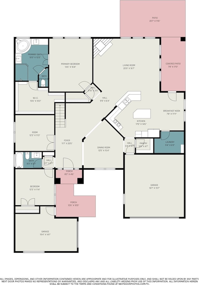 20226 Overland Hills Ln, Cypress, TX 77433 - view of room layout