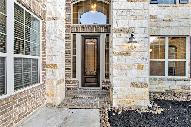 20226 Overland Hills Ln, Cypress, TX 77433 - entrance to property with stone siding and brick siding