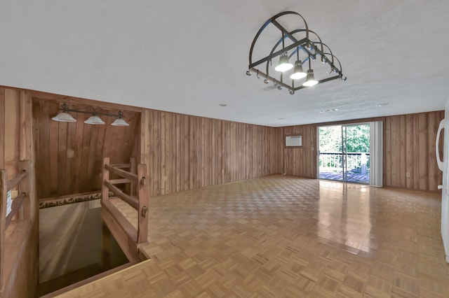 17230 Pioneer Trl, Conroe, TX 77302 - unfurnished room with wooden walls