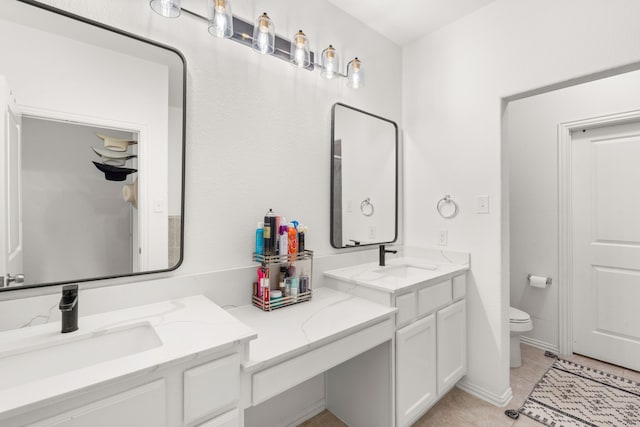 16003 Cypress Farms Dr, Cypress, TX 77429 - full bath featuring vanity and tile patterned flooring