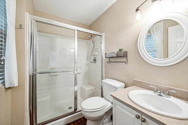 29708 Parliament Hills Dr, Spring, TX 77386 - bathroom with a stall shower and vanity