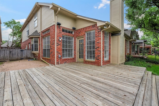 1123 Misty Lake Dr, Sugar Land, TX 77498 - view of wooden terrace