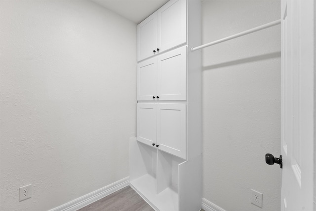 1615 Hiller St, Houston, TX 77015 - mudroom with baseboards and wood finished floors