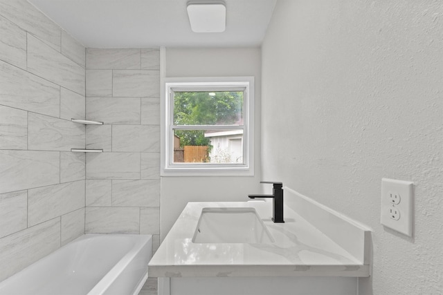 1615 Hiller St, Houston, TX 77015 - full bathroom with vanity and tub / shower combination
