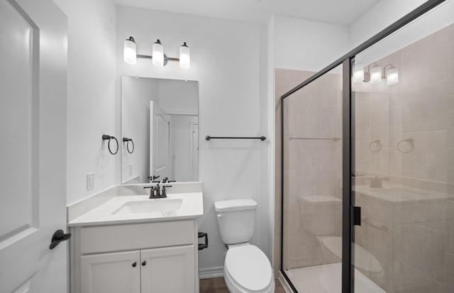 31727 Valor Dr, Fulshear, TX 77441 - full bath featuring vanity and a stall shower