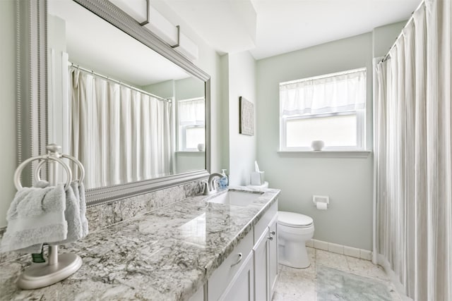 1721 Bowline Rd, Houston, TX 77062 - bathroom with vanity and toilet