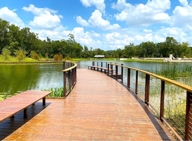 5327 Paseo Caceres Dr, Houston, TX 77007 - dock area with a water view