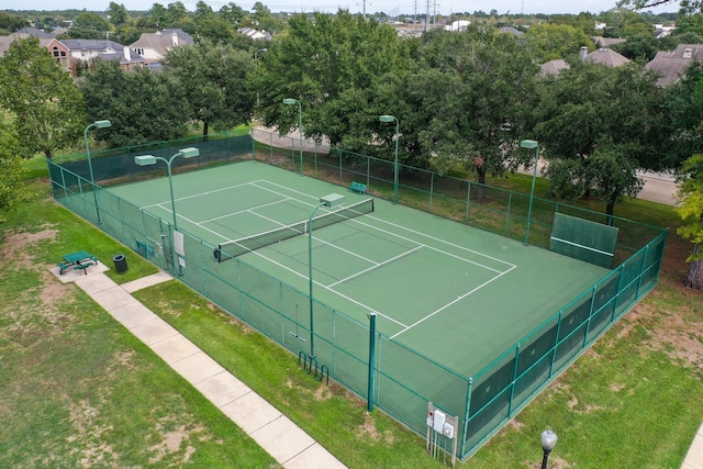 16206 Lakewood Field Dr, Tomball, TX 77377 - view of tennis court