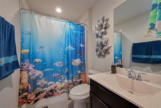 29626 Weber Way Ct, Katy, TX 77494 - full bath featuring vanity and tile patterned floors
