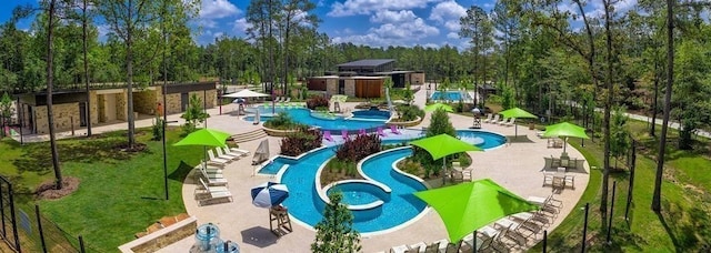 120 Lukewood Cir, Conroe, TX 77318 - view of swimming pool