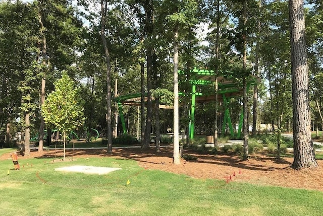 120 Lukewood Cir, Conroe, TX 77318 - view of grassy yard with view of scattered trees