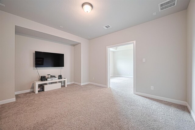 11810 White Flint Ln, Cypress, TX 77433 - unfurnished living room with carpet flooring and baseboards