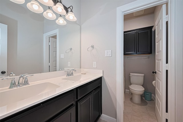11810 White Flint Ln, Cypress, TX 77433 - full bathroom with double vanity and toilet
