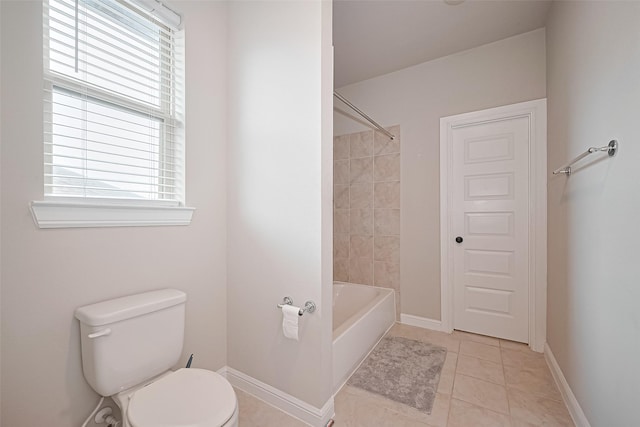 11810 White Flint Ln, Cypress, TX 77433 - bathroom with tile patterned floors and shower / bath combination
