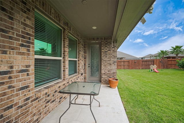 11810 White Flint Ln, Cypress, TX 77433 - fenced backyard featuring a patio area