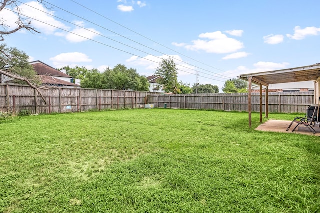 735 Red Rock Canyon Dr, Katy, TX 77450 - view of fenced backyard