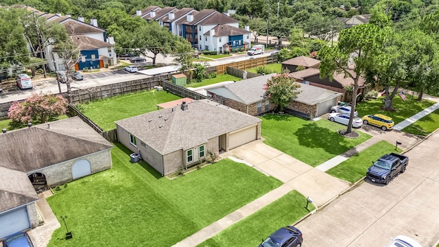 735 Red Rock Canyon Dr, Katy, TX 77450 - aerial view of residential area