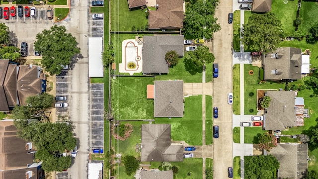 735 Red Rock Canyon Dr, Katy, TX 77450 - aerial overview of property's location with nearby suburban area