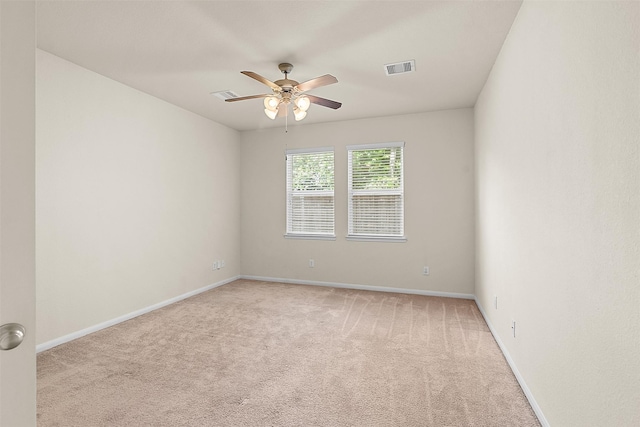 6439 Wilshire Rdg, Houston, TX 77040 - empty room featuring a ceiling fan and light carpet