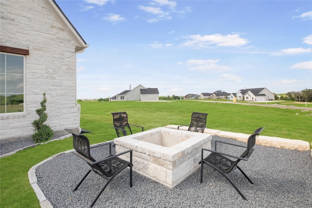 1355 Bluebonnet Ridge Dr, Chappell Hill, TX 77426 - view of patio featuring a residential view