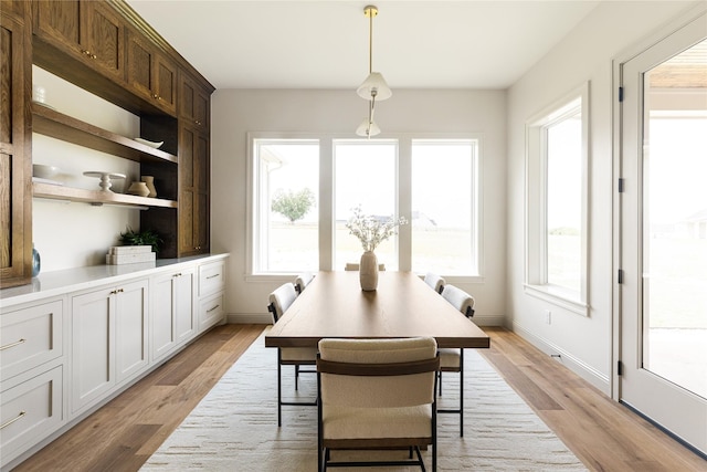 1355 Bluebonnet Ridge Dr, Chappell Hill, TX 77426 - dining area featuring light wood-style floors