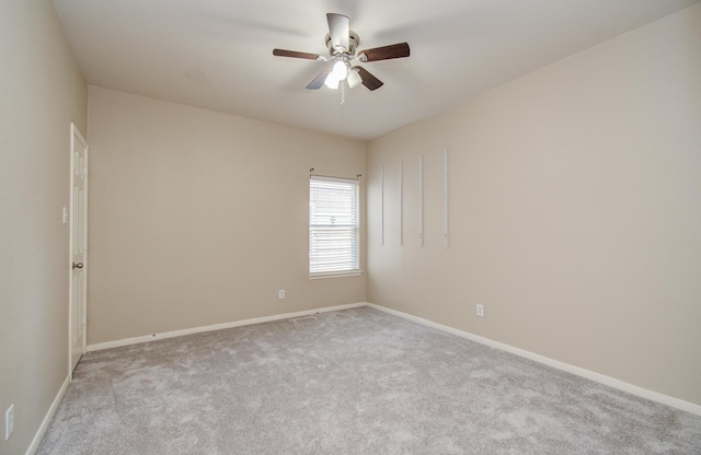 21522 Amesbury Meadow Ln, Spring, TX 77379 - unfurnished room with light colored carpet and ceiling fan
