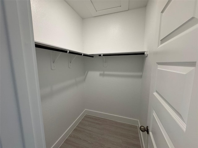9803 Club Creek Dr Unit 134, Houston, TX 77036 - spacious closet with dark wood-type flooring