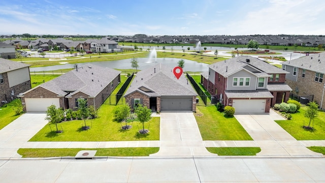 10433 Russell Pines Dr, Rosharon, TX 77583 - aerial perspective of suburban area featuring a nearby body of water