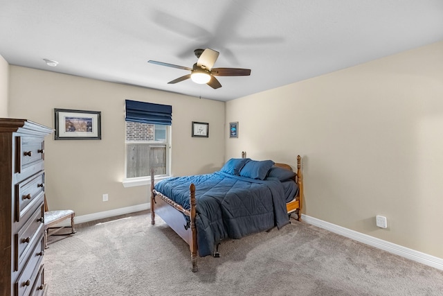 5622 Chipstone Trail Ln, Katy, TX 77493 - carpeted bedroom with baseboards and a ceiling fan