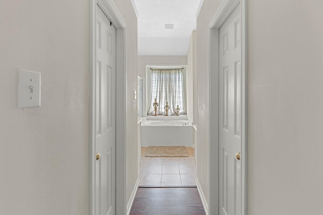 15215 Millers Run Ln, Sugar Land, TX 77498 - hallway featuring tile patterned floors