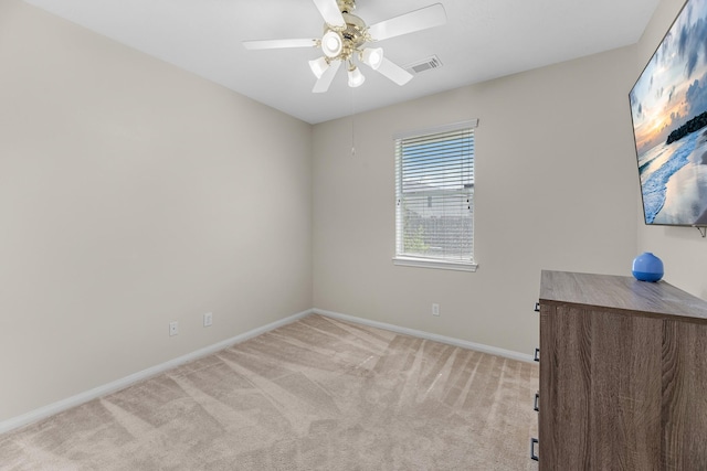 15215 Millers Run Ln, Sugar Land, TX 77498 - unfurnished room featuring light colored carpet and a ceiling fan