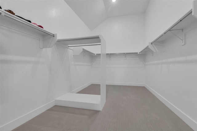 6826 Mirabeau Ln, Katy, TX 77493 - spacious closet with carpet and vaulted ceiling