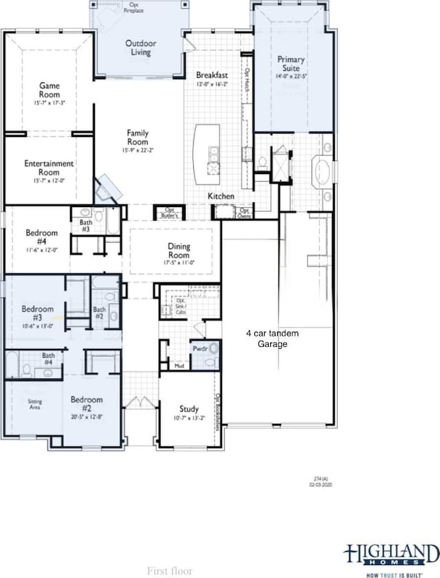 6826 Mirabeau Ln, Katy, TX 77493 - view of floor plan / room layout