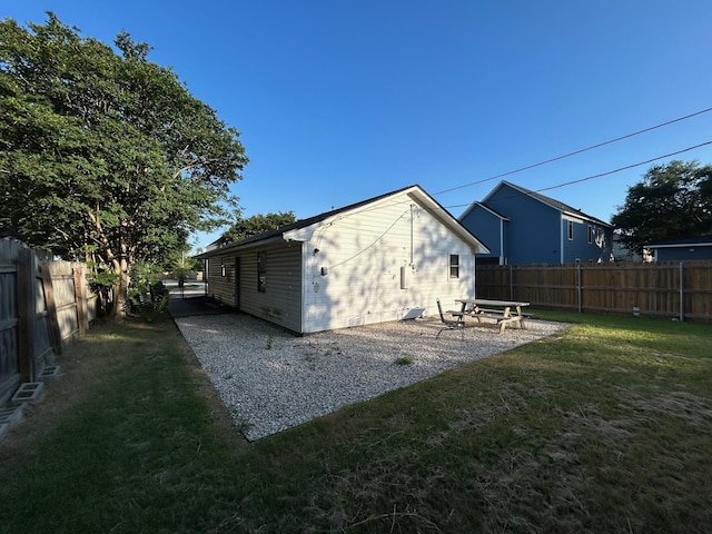301 Park Pl, College Station, TX 77840 - back of property featuring a fenced backyard