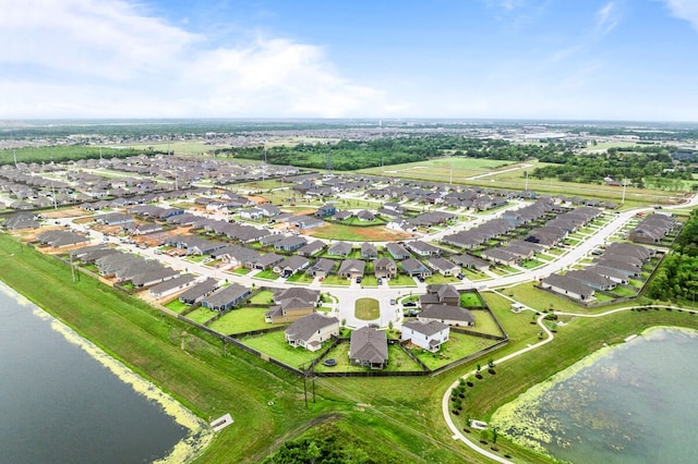 26112 Ethereal Rd, La Marque, TX 77563 - aerial perspective of suburban area with a nearby body of water