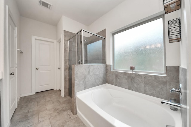 622 Aberhill Dr, Rosharon, TX 77583 - full bathroom with a bath and a shower stall