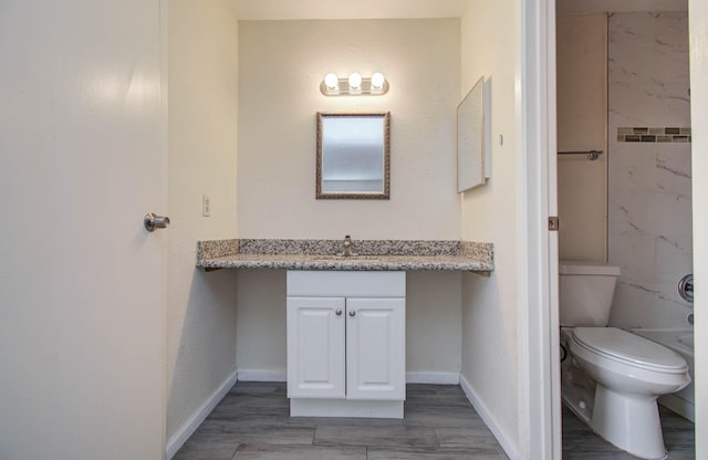 5701 Winsome Ln Unit 2, Houston, TX 77057 - bathroom featuring vanity and toilet