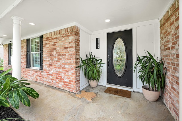 12814 Westmere Dr, Houston, TX 77077 - entrance to property with brick siding and covered porch