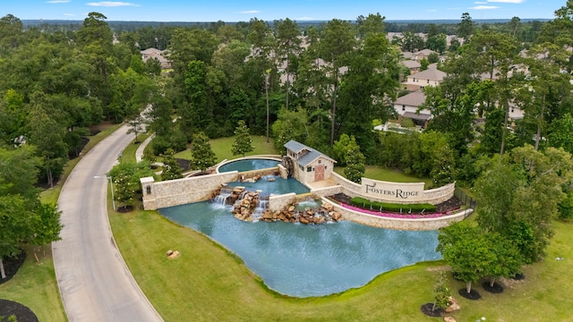 15308 Sandhill Crane Ln, Conroe, TX 77384 - view of property location with a large body of water