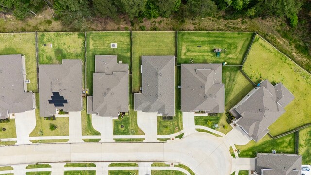 15308 Sandhill Crane Ln, Conroe, TX 77384 - aerial perspective of suburban area