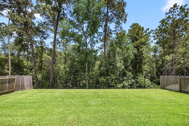 15308 Sandhill Crane Ln, Conroe, TX 77384 - view of fenced backyard