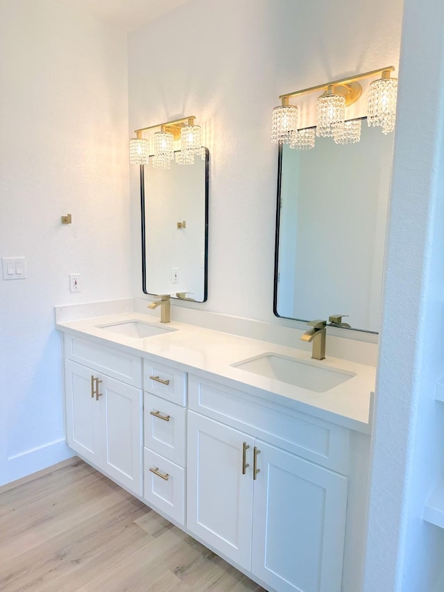 1310 Denson Allen, Coldspring, TX 77331 - full bath with double vanity and wood finished floors
