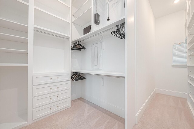 2201 Mulberry Ridge Ct, Manvel, TX 77578 - spacious closet with light colored carpet