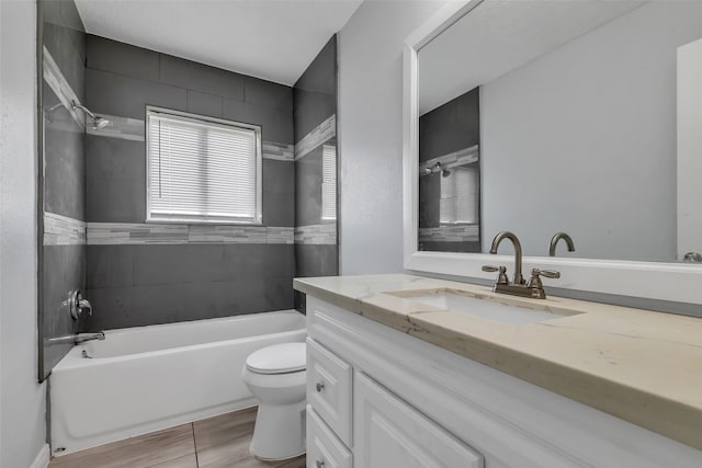 1602 Evesham Dr, Houston, TX 77015 - full bathroom with vanity and shower / washtub combination