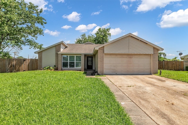 1602 Evesham Dr, Houston, TX 77015 - mid-century inspired home with brick siding, an attached garage, driveway, and a shingled roof