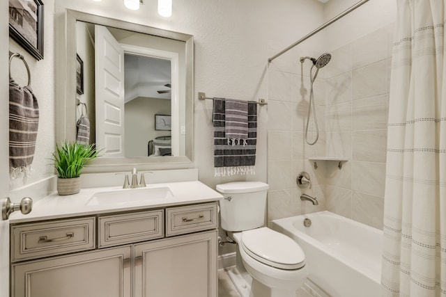 21310 Baldovin Way, Tomball, TX 77375 - bathroom with shower / tub combo with curtain and vanity