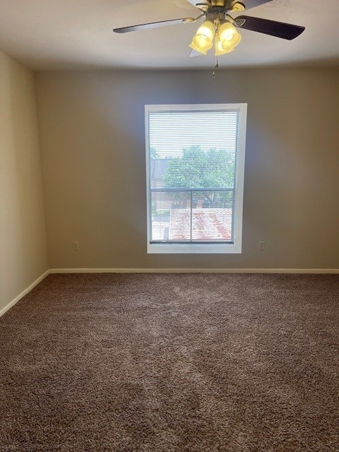 8515 Hearth Dr Unit 36, Houston, TX 77054 - spare room with carpet floors and ceiling fan