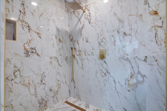 630 S Railroad Ave, Shepherd, TX 77371 - bathroom featuring a marble finish shower
