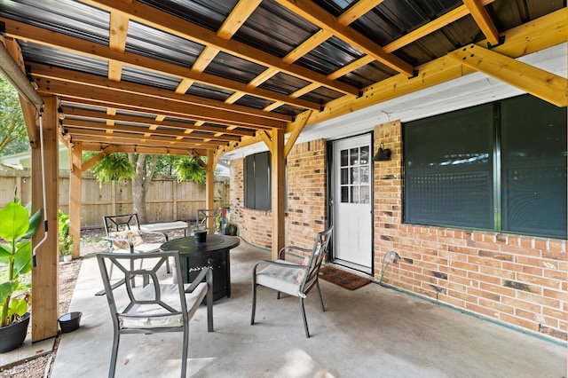 2014 17th St N, Texas City, TX 77590 - view of patio / terrace with outdoor dining area